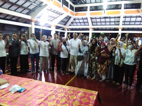 SUASANA KAMPANYE HARI PERTAMA CALON PERBEKEL DESA TEGAL KERTHA