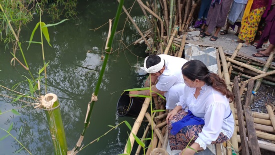 Pelaksanaan Tumpek Uye di Desa Tegal Kertha Kecamatan Denpasar Barat