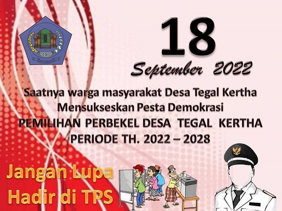 JADWAL PEMILIHAN PERBEKEL DESA TEGAL KERTHA