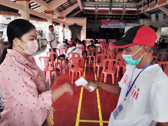 BIMBINGAN TEKHNIS PETUGAS KPPS PILKEL TAHUN 2022 DI DESA TEGAL KERTHA , KECAMATAN DENPASAR BARAT