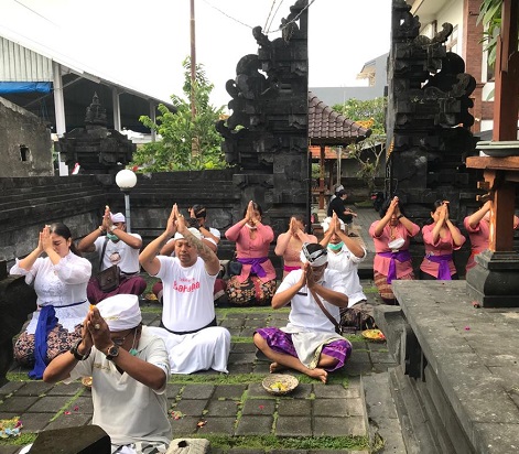 Pelaksanaan Tumpek Uye di Desa Tegal Kertha Kecamatan Denpasar Barat