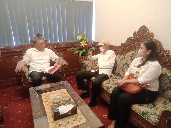 KOORDINASI LAHAN DALAM RANGKA KEGIATAN KETAHANAN PANGAN DI DESA TEGAL KERTHA