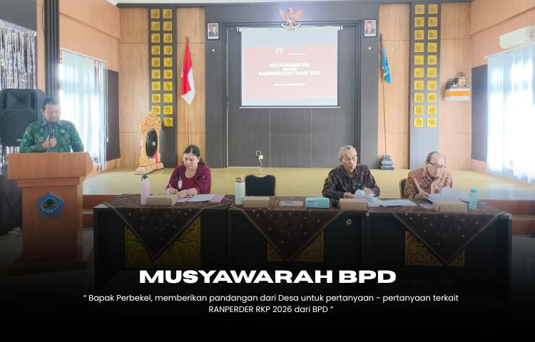 Musyawarah BPD, Tentang Penetapan RKP 2026