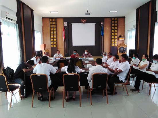 Rapat Panitia Pemilihan Desa Tegal Kertha